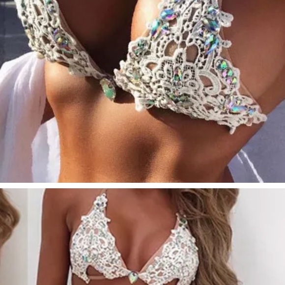 New in bag hand made bikini size large - Picture 15 of 16